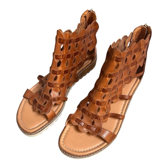 Pikolinos Women's Alcudia Gladiator Sandal Brandy Size 40 - Picture 3 of 9